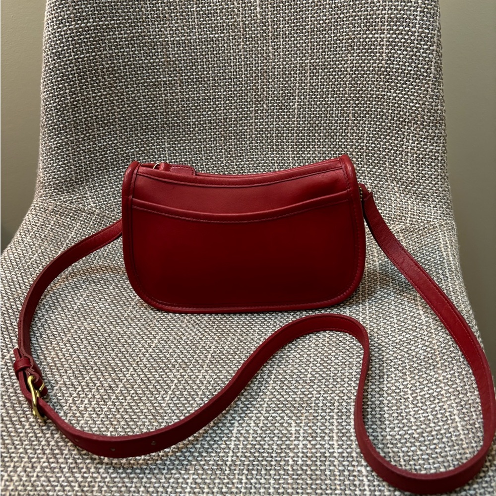 Vintage Coach Red Wendie Crossbody Bag Costa Rica #9031